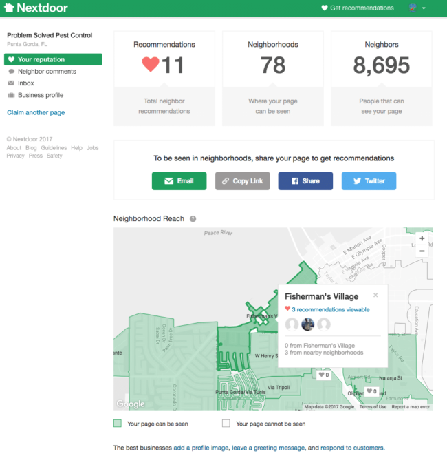 nextdoor.com screen shot