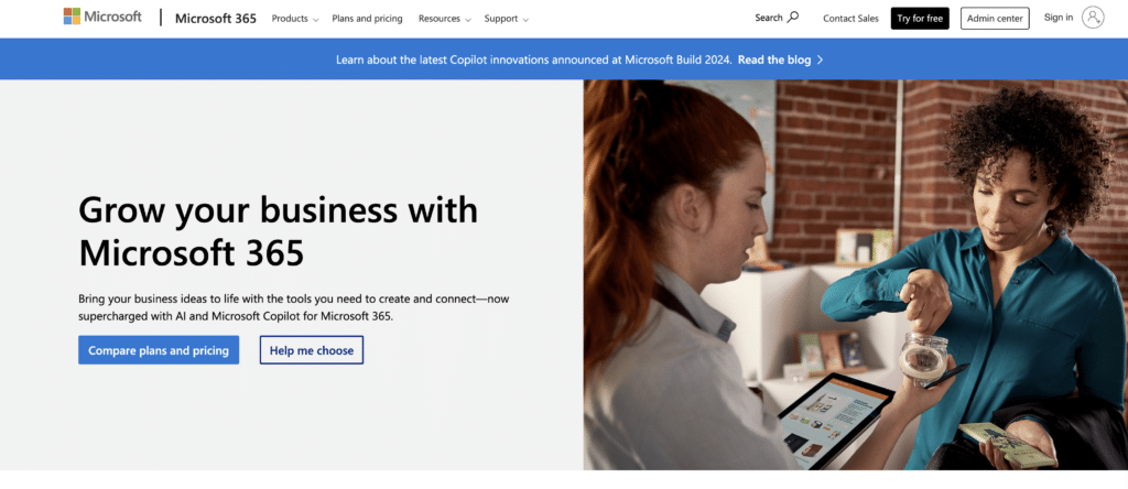 Microsoft 365 Screenshot of Sign in